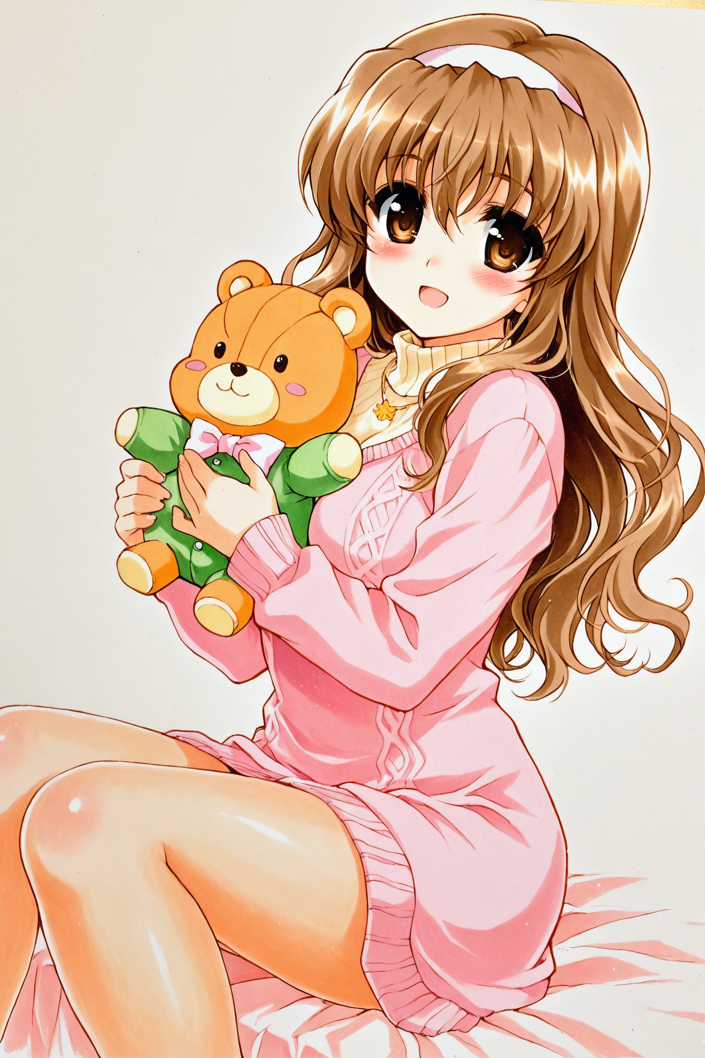 42408-846265217-Nogizaka Haruka,1girl,brown hair,solo,long hair,brown eyes,blush,hairband,sweater,long sleeves,looking at viewer,stuffed toy,ope.png